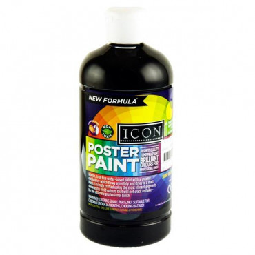 Black Poster Paint 500Ml