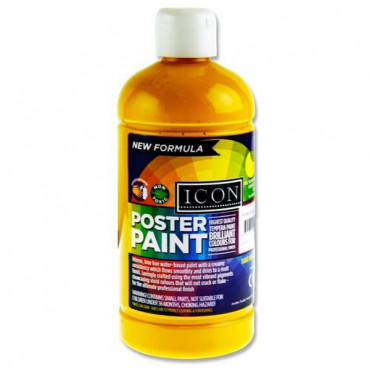 Warm Yellow Poster Paint 500Ml