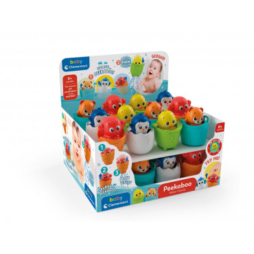 Baby Clementoni Peek-a-glu glu Bath toys