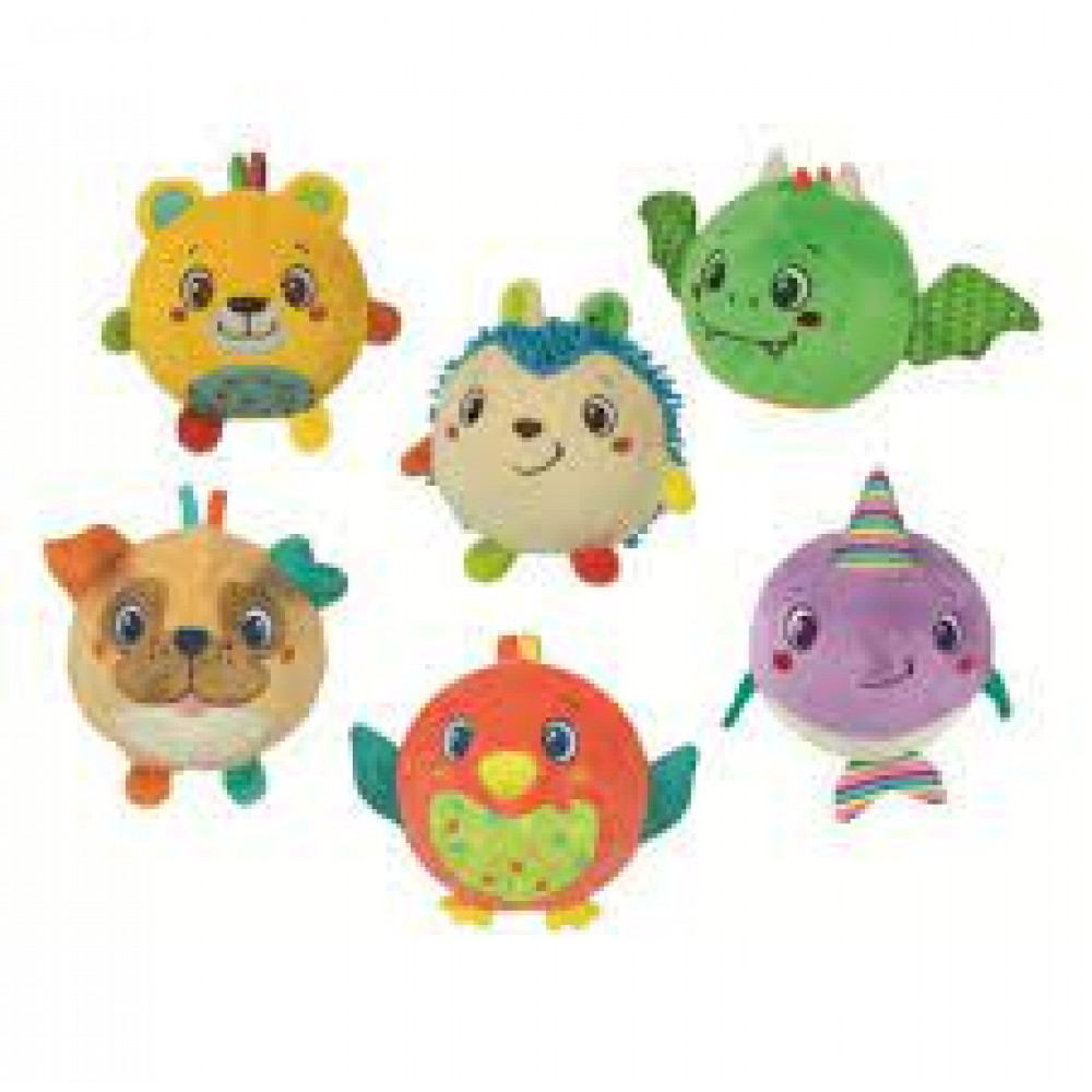 Baby Clementoni - Squeeze & Roll Soft Animals