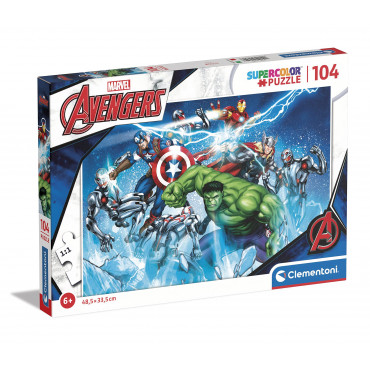 AVENGERS 104 PCE SUPER COLOUR PUZZLE