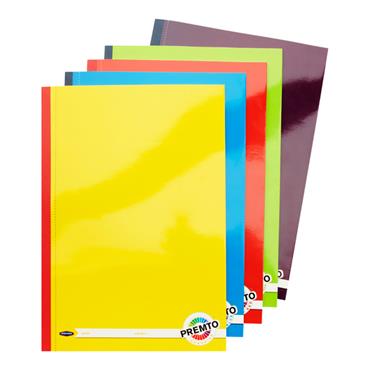 A4 80pg Soft Cover Perforated Manuscript - 4 Asst.