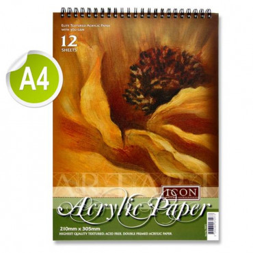 A4 Acrylic Paint Pad 12 Sheets