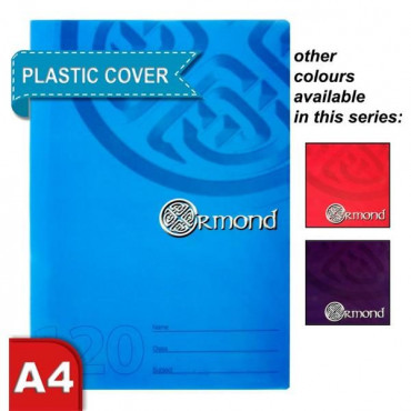 A4 Manuscript Book Plastic Cover Girls Colours
