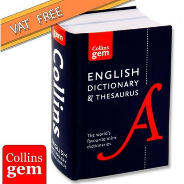Dictionary English & Thesaurus Pocket Size