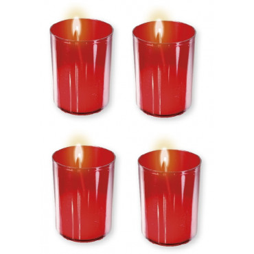 VOTIVE LIGHT 4 PK  ASSORTED