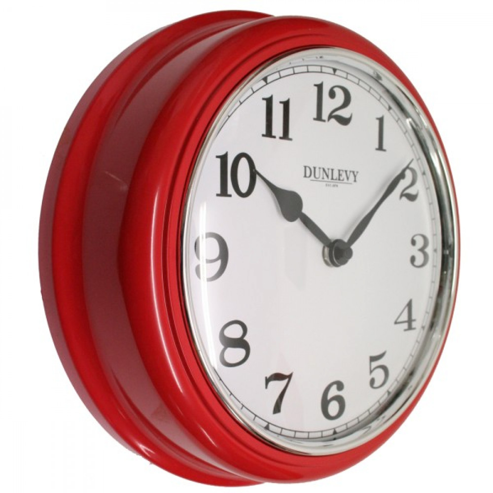 Wall Clock Red