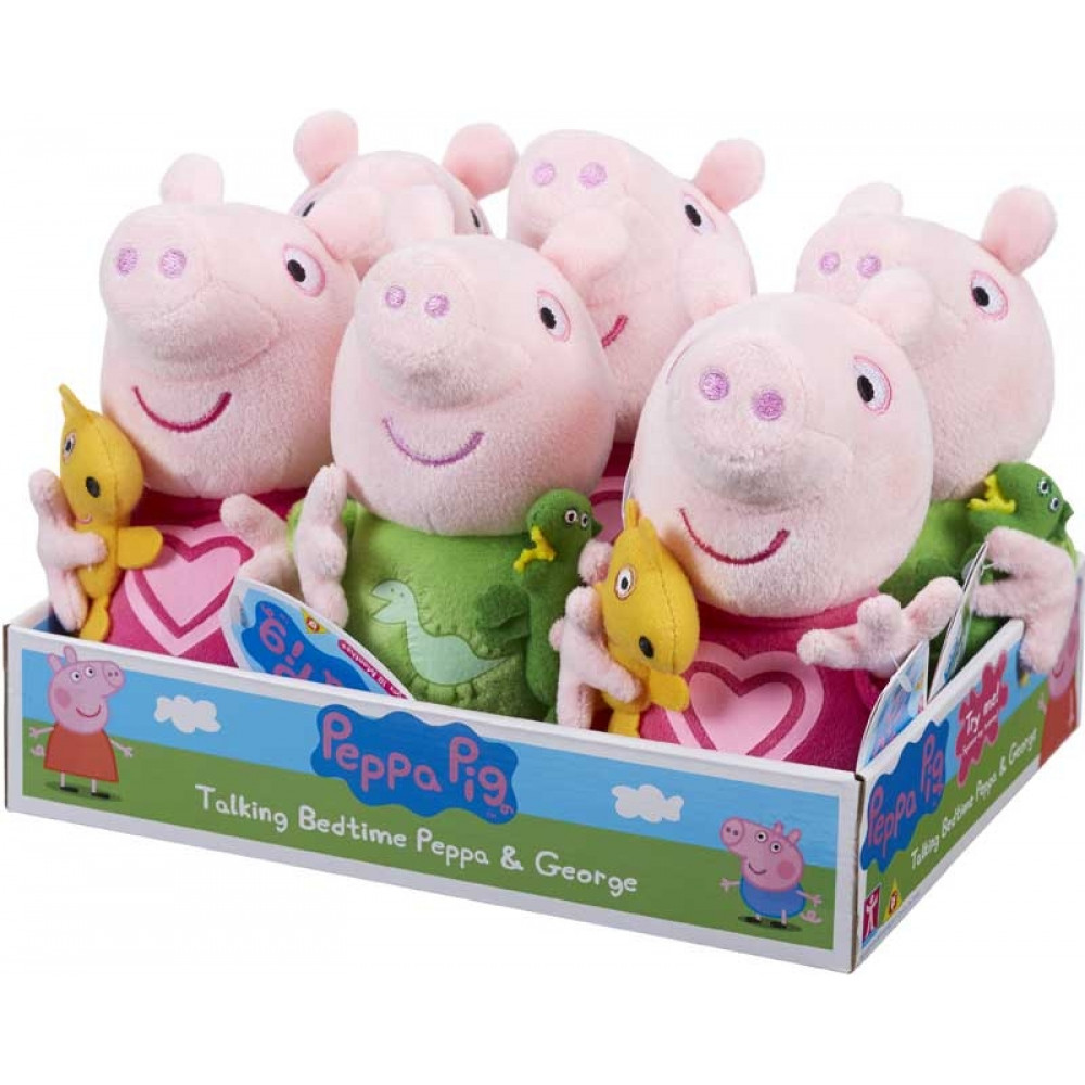 peppa pig george talking plush