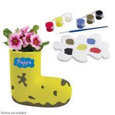 PEPPA PIG PAINTABLE BOOT PLANTER
