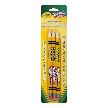 Crayola Twistable Graphite Pencils Pkt 3