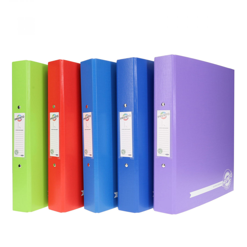 A4 Pp Ring Binder 5 Asst.