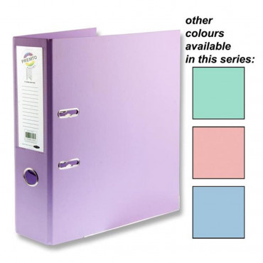A4 Lever Arch File Pastel 4 Assorted