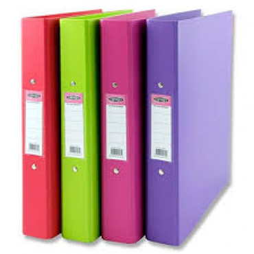 A4 Ringbinder Pastel Colours Assorted