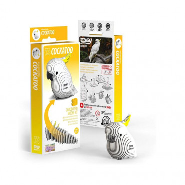 EUGY Cockatoo 3D PUZZLES