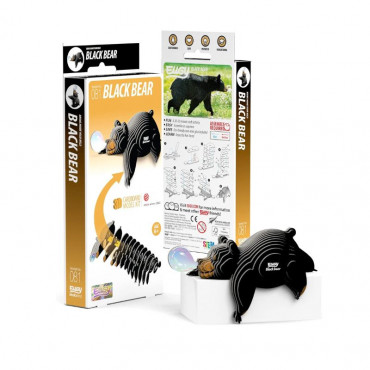 EUGY Black Bear 3D PUZZLE