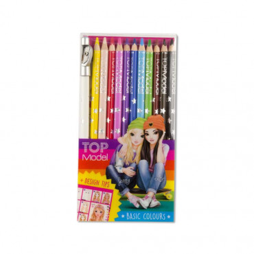 Top Model Coloured Pencil 12