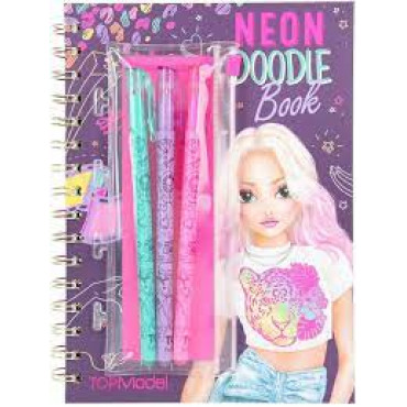 TOPModel Neon Doodle Book With