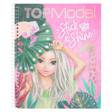 TOPModel Colouring Book Stick & Shine