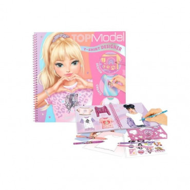 TOPModel T-Shirt Designer Colouring Book