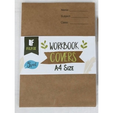 Paper Workbook  A4 Covers 5Pk