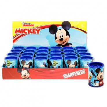 Mickey Mouse Twin Hole Metal Barrel Sharpener