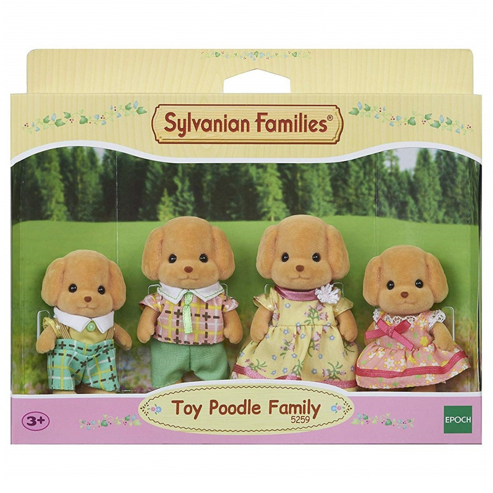 Sylvanian Toy Poodle Family