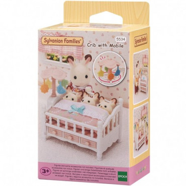 CRIB WITH MOBILE
