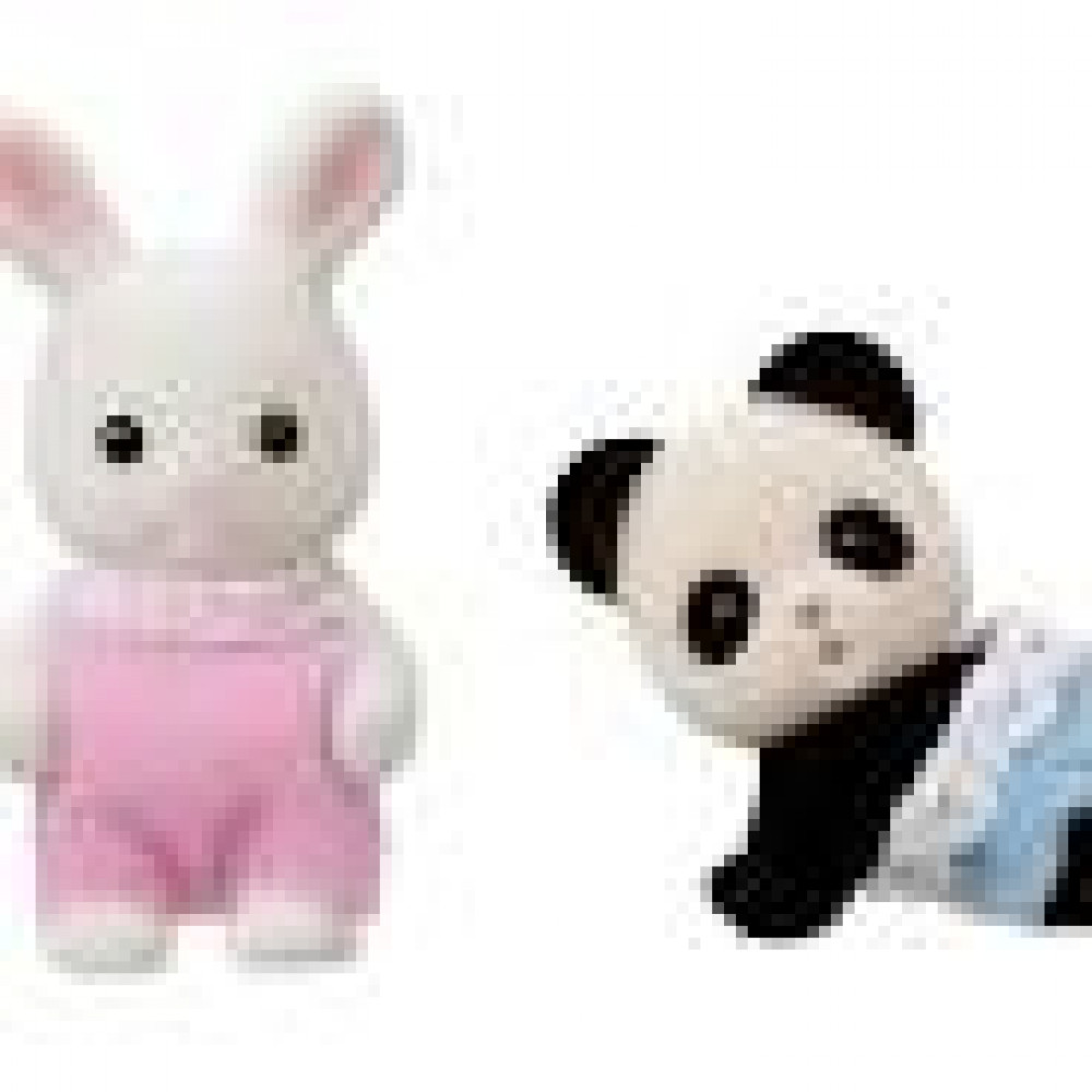 BABY'S TOY BOX SNOW RABBIT N PANDA BABIES