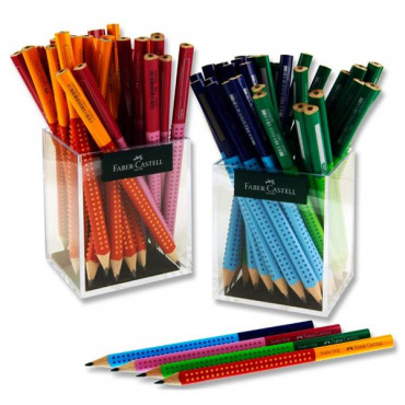 Jumbo Grip Triangular Pencil Assorted Colours