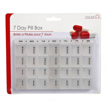Pill Box 7 Day Aid