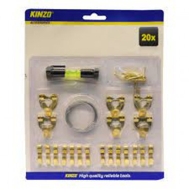 Kinzo Picture Hanging Set 20pc