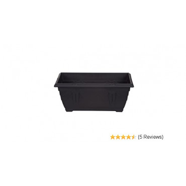 Window Box 40Cm Black