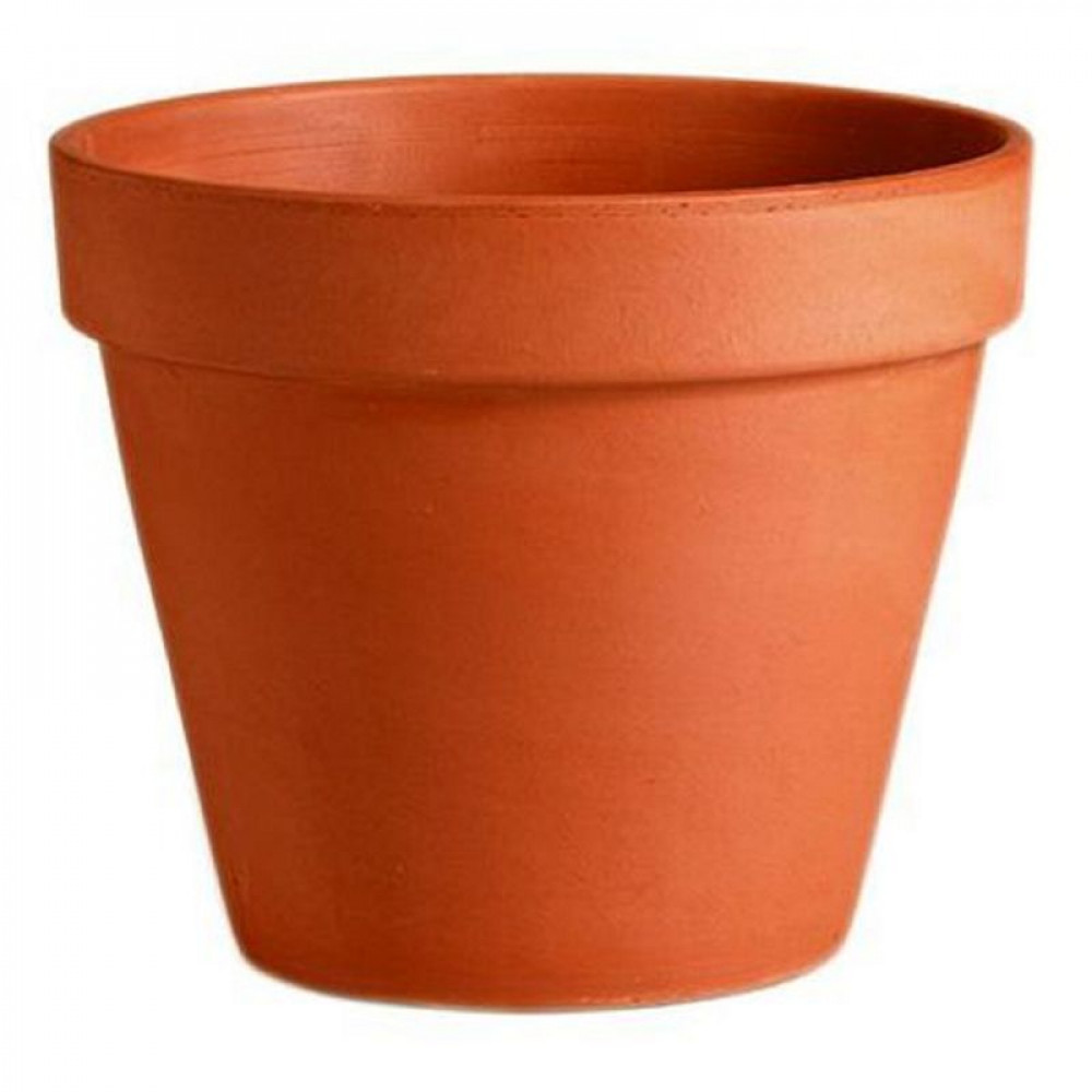 30Cm 10In Plastic Pot Terracotta