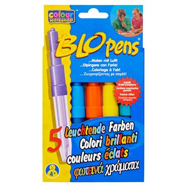 Blo Pens Markers Pk5 Bright