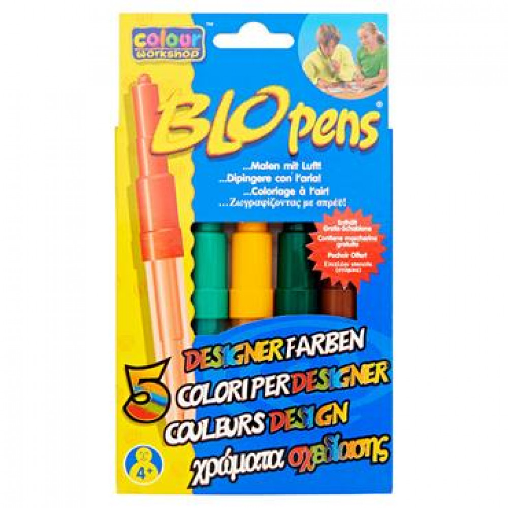 Blo Pens Markers Pk5 Designer Colours