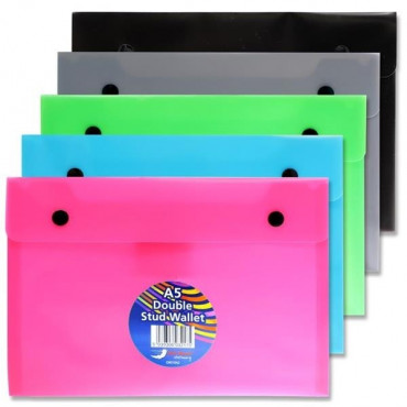 Document Wallet A5 5 Assorted