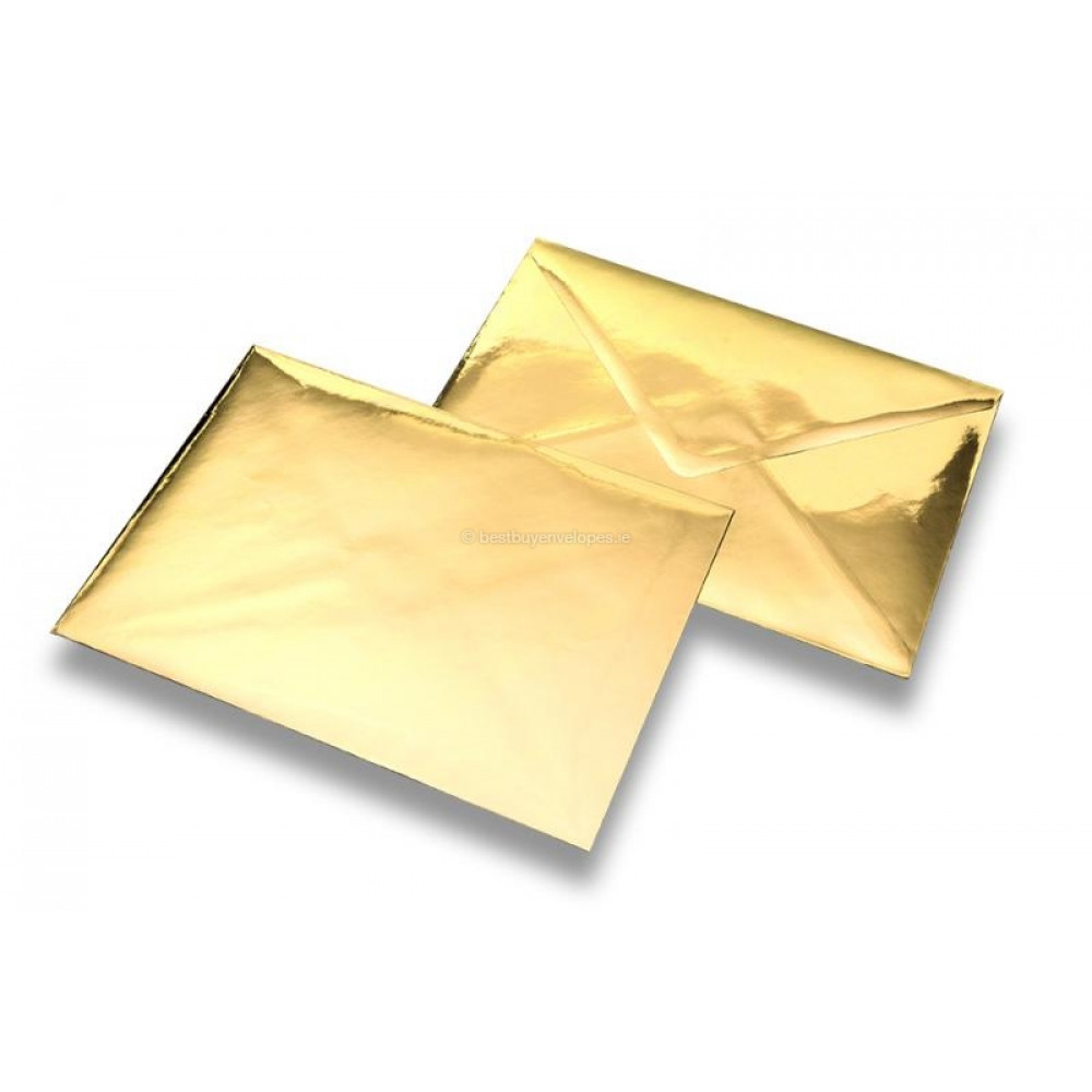 A5 Metallic Envelopes - Gold