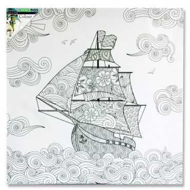 Colour My Canvas Large Ship