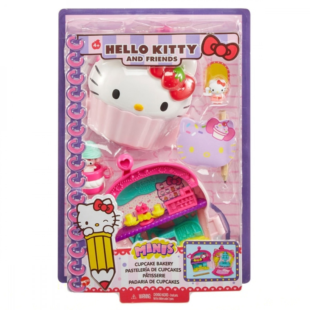Hello Kitty Minis and Friends Cupcake Bakery Set