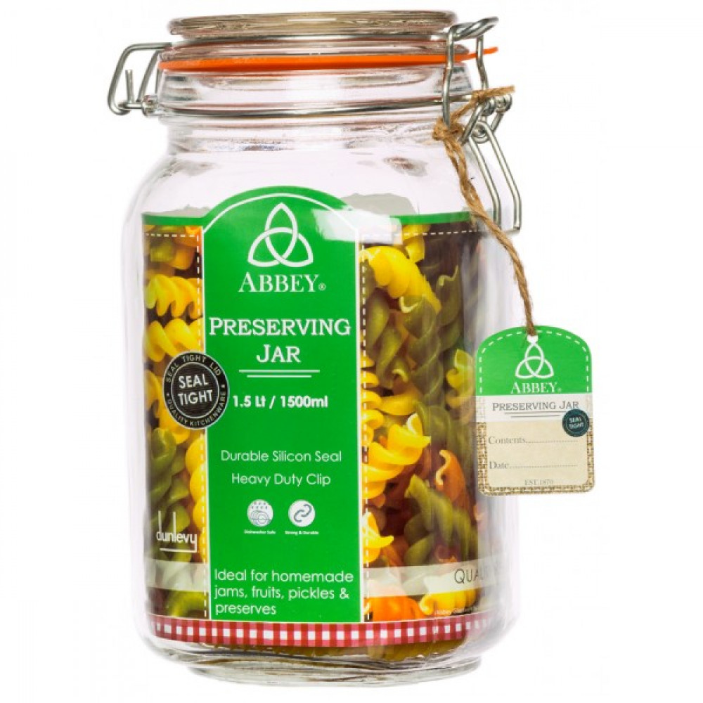 Preserve Jar 1.5Lt Clip Top