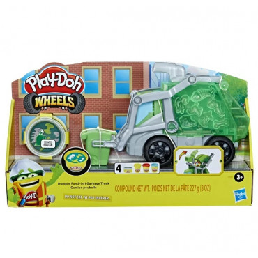 PLAY DOH DUMPINN FUN - 2 IN 1 GARBAGE TRUCK