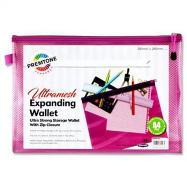 B4+ Ultra Mesh Wallet Expanding Fandango Pink