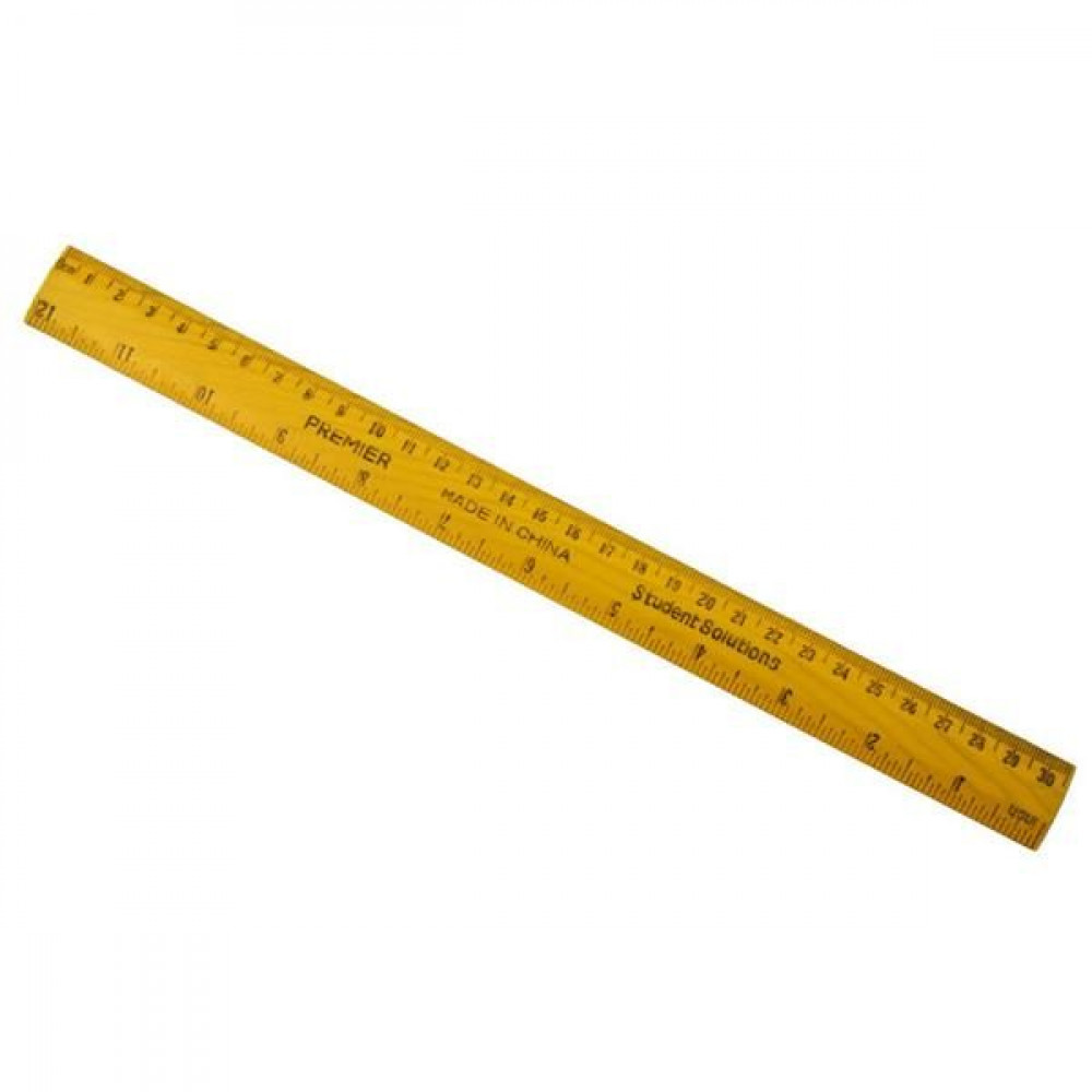 Wooden Ruler 12Inch