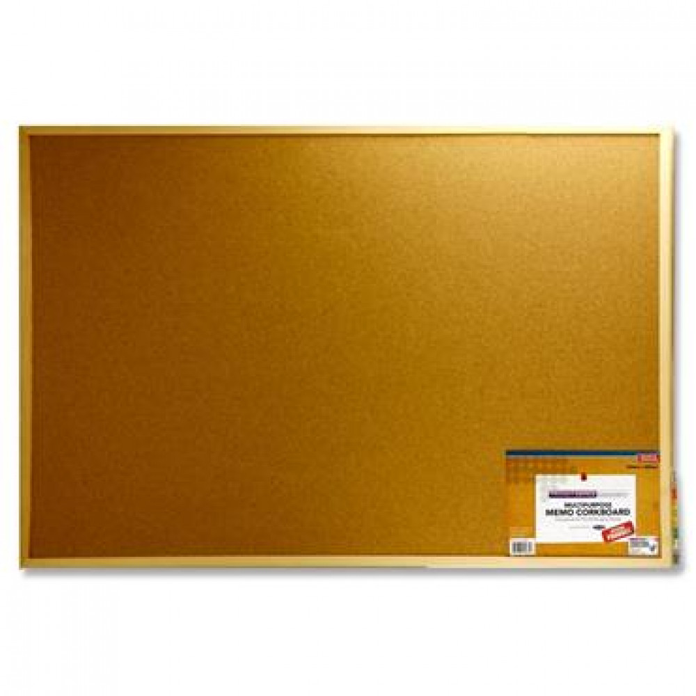 Cork Notice Board 90X60Cm