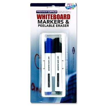 Whiteboard Eraser Peelable With Markers