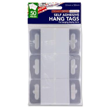 Hang Tabs Euro Hole Adhesive 50Pk