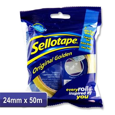 Sellotape 24Mmx50M Original Golden Tape