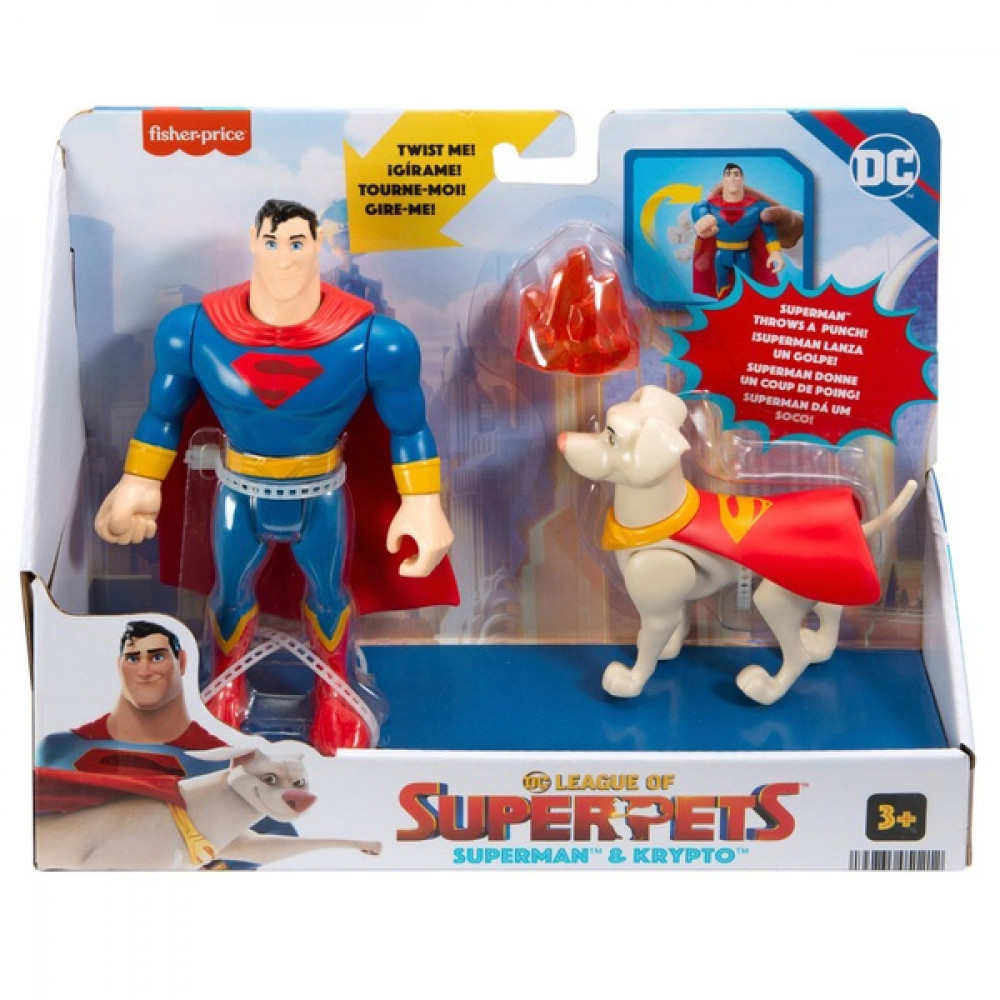 DC League Of Superpets Superman & Krypto