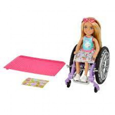 Barbie Chelsea Wheelchair Blonde Doll