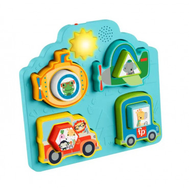 FISHER PRICE SHAPES & SOUND VEHICLE PUZZLE